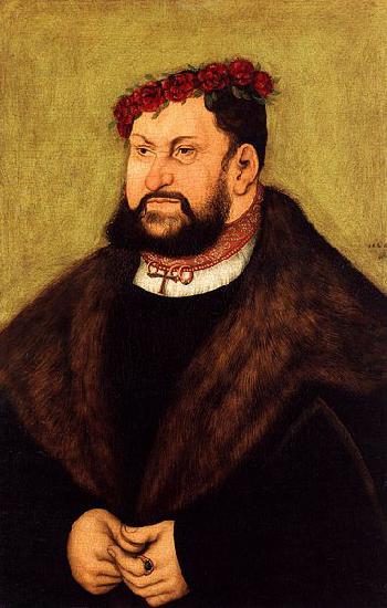 Lucas Cranach Elector John the Constant of Saxony Germany oil painting art